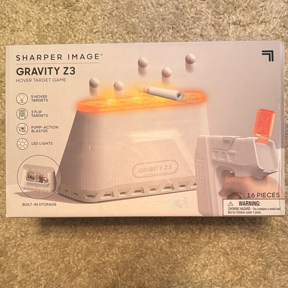 Sharper Image Gravity Z3 Hover Target Game NWT